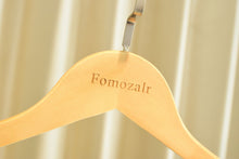 Load image into Gallery viewer, Fomozalr Coat hanger, Wooden Hangers - Pack of 20-360-Degree Rotatable Hook - Durable &amp; Slim - Shoulder Grooves - Non-Slip Lightweight Hangers for Coats, Suits, Pant and Jackets - Natural Finish
