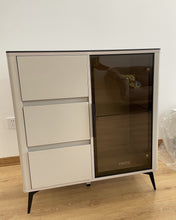 Load image into Gallery viewer, FINOTIC metal storage cabinets, modern steel cabinets against the wall, light luxury wine cabinets, kitchen storage cabinets, dining storage cabinets
