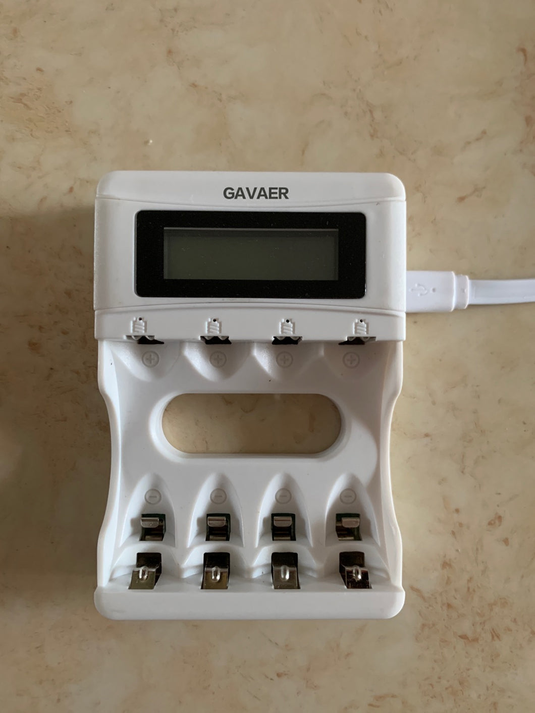 GAVAER Battery Charger, USB AA AAA Battery Charger, 4 Bay Individual Battery Charger