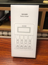 Load image into Gallery viewer, GAVAER Battery Charger, USB AA AAA Battery Charger, 4 Bay Individual Battery Charger
