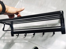 Load image into Gallery viewer, GLDWEY Towel racks, wall mounted multifunctional dual towel rack
