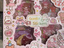 Load image into Gallery viewer, Gcardist Stickers,Cute Sticker Waterproof Transparent Sticker Set for Children and Girls
