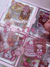 Load image into Gallery viewer, Gcardist Stickers,Cute Sticker Waterproof Transparent Sticker Set for Children and Girls
