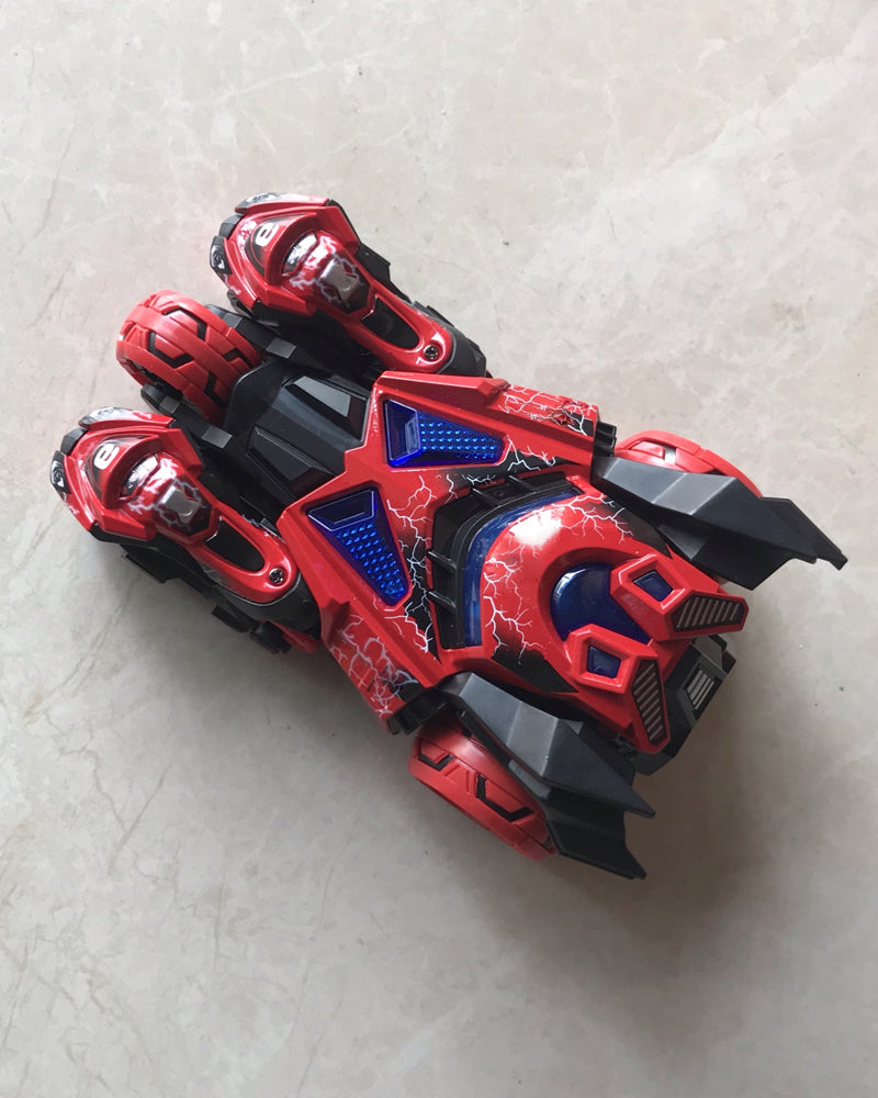 HYSTYLE toy car, backflip stunt toy boy pull back car, mini air spring car model, alloy pull back children's racing car, toys for boys over 3 years old