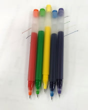 Load image into Gallery viewer, Halloluck rollerball pen, 5 colors, suitable for learning to draw, write, mark different fonts, 5 pcs
