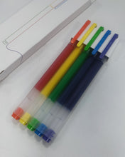Load image into Gallery viewer, Halloluck rollerball pen, 5 colors, suitable for learning to draw, write, mark different fonts, 5 pcs
