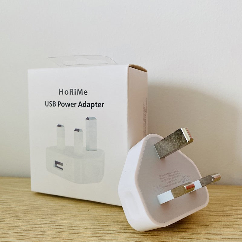 HoRiMe mobile phone charger, charger for smart phones, 18W QC 3.0 USB charger, compatible with iPhone