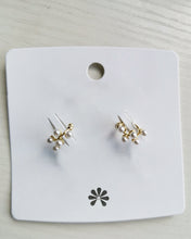 Load image into Gallery viewer, Jewellery Type C Earring Metal Gold Pearl Earrings Exaggerated Personality Ladies Atmosphere Stud Earring
