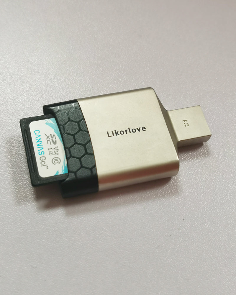 Likorlove flash memory card reader, type C/micro USB SD card reader, memory card reader for micro SD, etc.