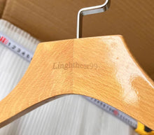 Load image into Gallery viewer, Linghthesr99 Coat stands,Smooth Natural Finish Wooden Dress Hangers
