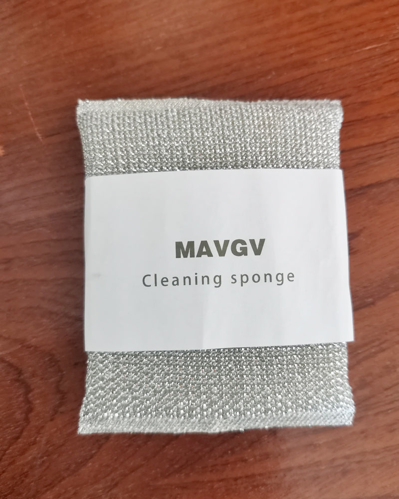 MAVGV cleaning sponge, wire surface sponge, no scratches, super absorbent, cleaning kitchen sponge