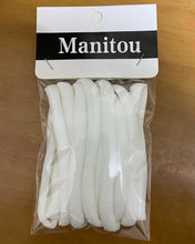 Load image into Gallery viewer, Manitou shoelaces, white, flat shoelaces-alternative to sneakers and Converse shoelaces
