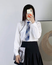 Load image into Gallery viewer, Merry&#39;s Club women&#39;s clothing, long-sleeved chiffon work top blouse button shirt white OL shirt
