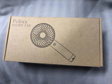 Load image into Gallery viewer, Pebira handheld fan, 2000mAh battery operated rechargeable personal fan
