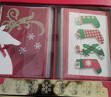 Load image into Gallery viewer, RIHDXCH Printed greeting cards, Christmas and other holiday cards, animal holiday cards
