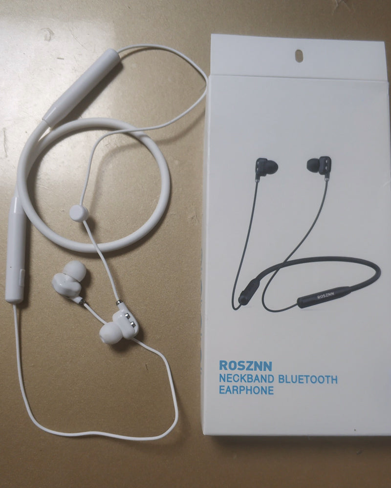ROSZNN Earphones,Ear Wired Earbuds with Built-in Microphone & Volume Control,Compatible