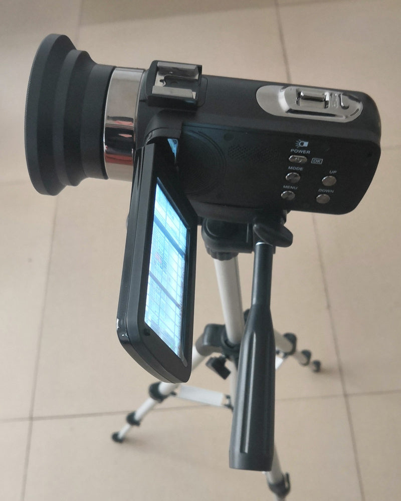 Usmile camera, camcorder digital video recorder Full HD 1080P, 270 degree rotating LCD 16X zoom camera