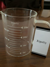 Load image into Gallery viewer, Xipoliy Measuring cups, process selection glass measuring cup, transparent
