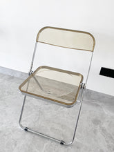 Load image into Gallery viewer, chaliced chair,Transparent Clear Folding Chair PC Plastic Living Room Seat
