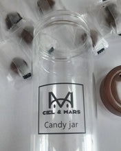 Load image into Gallery viewer, Glass food candy jars, can contain flour, sugar, coffee, biscuit jars, candies, transparent storage jars
