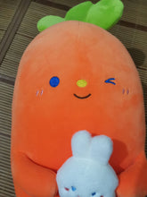 Load image into Gallery viewer, cumohug Bolsters,Stuffed Plush Soft Carrot Hugging Pillow
