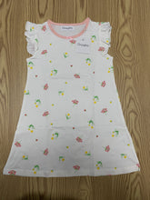 Load image into Gallery viewer, Gniighty Nightgowns, Soft Cotton Flutter Sleeve Floral Print Nightgowns for Girl 3-12 Years
