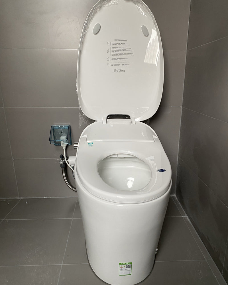 jayden toilet,One Piece Toilet - Tall Elongated Bathroom Toilet Comfort Height Dual Flush White Ceramic Modern Small Bathroom One Piece Toilet