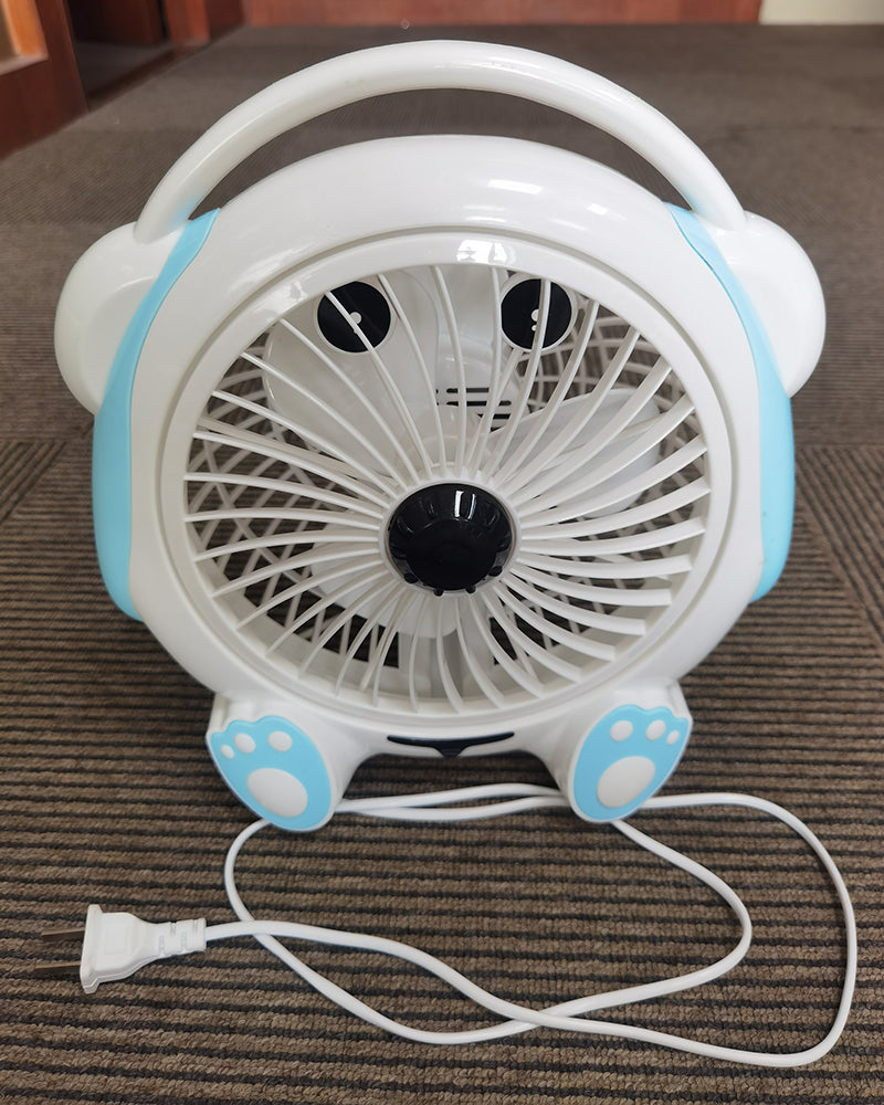 yutarlink electric fan, 2-speed, personal oscillating circulation fan, air circulation fan, indoor circulation fan